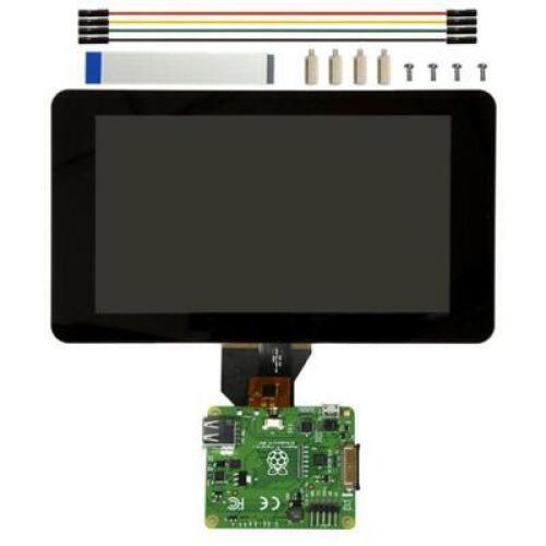 DESCRIPTION: (1) RASPBERRY PI TOUCHSCREEN LCD SCREEN BRAND/MODEL: RASPBERRY PI/SC1227 RETAIL$: $69.99 SIZE: 7" DIAGONAL SCREEN SIZE QTY: 1