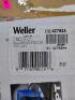 DESCRIPTION: (1) SOLDERING STATION BRAND/MODEL: WELLER/WTCPT INFORMATION: 95 W, 1 CHANNEL, 850 F MAX TEMP RETAIL$: $627.85 QTY: 1 - 4