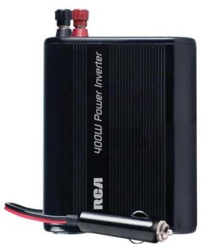 DESCRIPTION: (1) POWER INVERTER BRAND/MODEL: RCA INFORMATION: 400W, W/USB QTY: 1