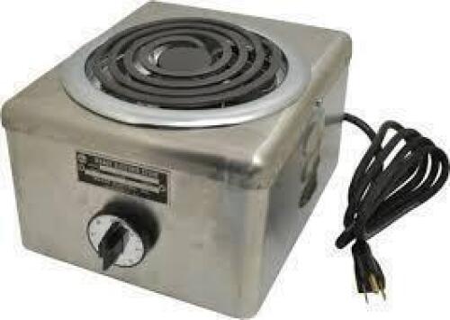 DESCRIPTION: (1) ELECTRIC SOTVE BRAND/MODEL: WAAGE SIZE: 115 AC 1500 W RETAIL$: $240.31 EA QTY: 1