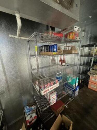 DESCRIPTION (2) 48 X 18" FIVE TIER WIRE METRO RACKS. BRAND / MODEL: IMPERIAL ADDITIONAL INFORMATION CONTENTS NOT INCLUDED SIZE 48" X 18" THIS LOT IS: