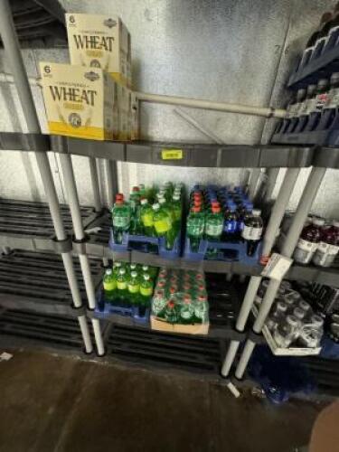 DESCRIPTION 36" X 18" THREE TIRE PLASTIC SHELF. ADDITIONAL INFORMATION CONTENTS NOT INCLUDED SIZE 36" X 18" LOCATION WALK IN QTY 1