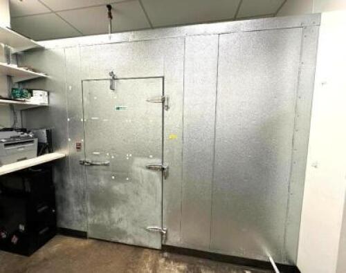 12' X 12' IMPERIAL WALK-IN COOLER WITH (2) GLASS DOOR & (1) ACCESS DOOR