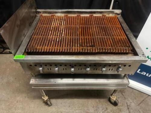 VULCAN 36" RADIANT CHARBROILER W/ STAND.