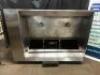 CAPTIVE AIRE 66" STAINLESS EXHAUST HOOD W/ 12" FIRE BOX.