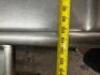 102" THREE WELL STAINLESS POT SINK W/ LEFT AND RIGHT DRY BOARDS. - 3