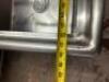 38" SINGLE WELL STAINLESS SINK W/ RIGHT SIDE DRY BOARD. - 5