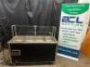 VOLLARTH 60" FOUR WELL PORTABLE HOT FOOD BUFFET TABLE. - 2