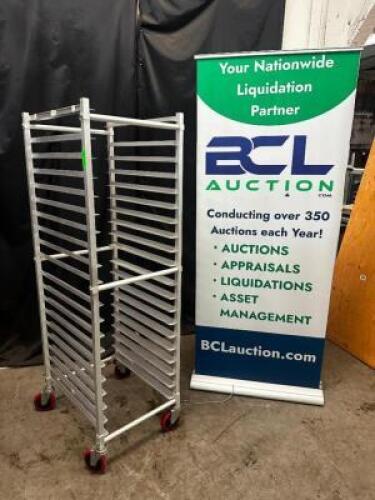 WINHOLT TWENTY PAN TRAY RACK.