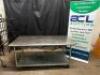 72" X 36" STAINLESS TABLE W/ GALV UNDER SHELF. - 2