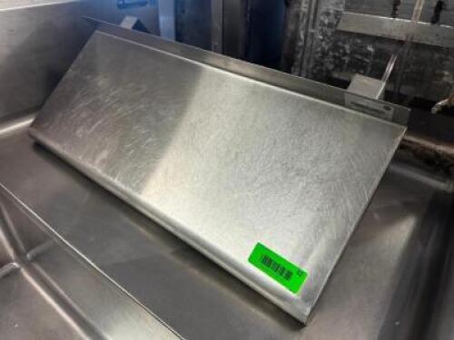 24" X 12" STAINLESS WALL SHELF