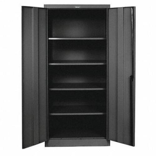 DESCRIPTION: (1) STORAGE CABINET BRAND/MODEL: HALLOWELL/425S24A-ME INFORMATION: BLACK/4-SHELVES/MINOR COSMETIC DAMAGES, MUST COME INTO INSPECT RETAIL$