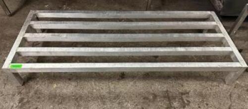 60" X 18" ALUMINUM DUNNAGE RACK