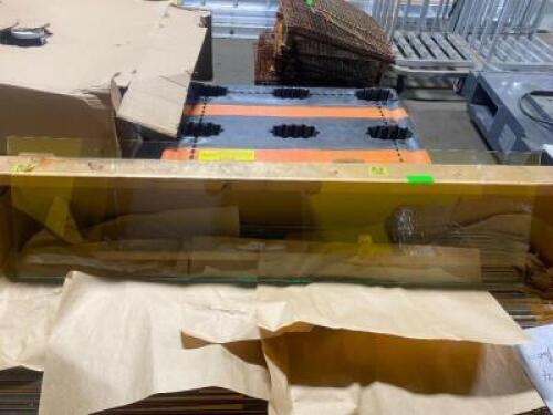 DESCRIPTION: (5) GLASS PANELS BRAND/MODEL: 16900AAAB INFORMATION: CLEAR RETAIL$: 141.00 EACH SIZE: 52-1/2" X 14" X 1/4"TH QTY: 5