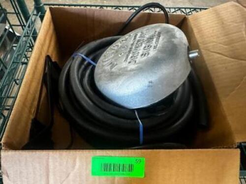 MILTON DRIVEWAY SIGNAL BELL W/ AIR HOSE.