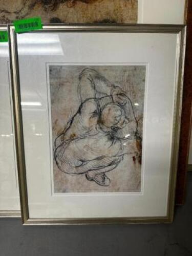 24" X 20" FRAMED PRINT