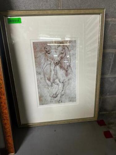 24" X 20" FRAMED PRINT