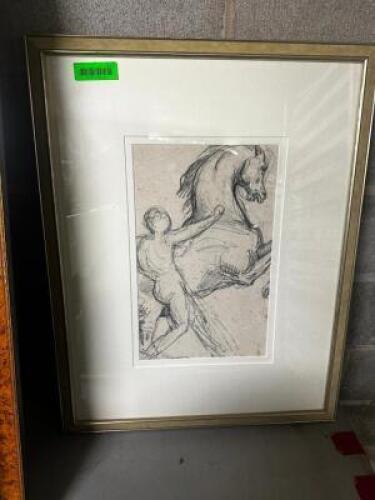 24" X 20" FRAMED PRINT