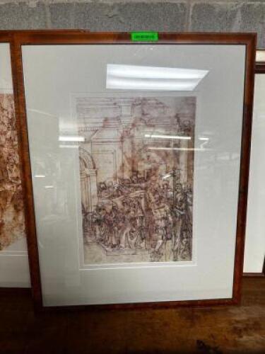 24" X 20" FRAMED PRINT