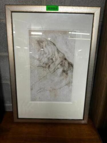 24" X 20" FRAMED PRINT