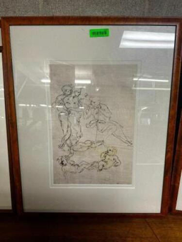 24" X 20" FRAMED PRINT