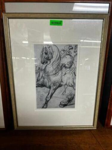 24" X 20" FRAMED PRINT
