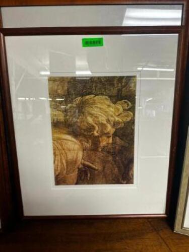 18" X 20" FRAMED PRINT