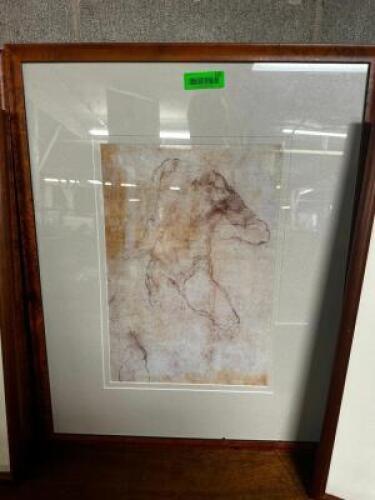 24" X 20" FRAMED PRINT