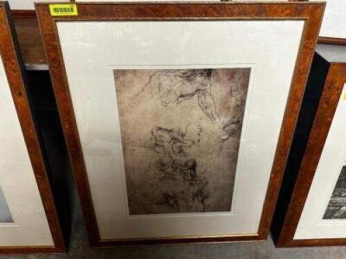 24" X 20" FRAMED PRINT
