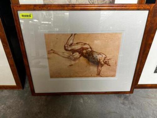 24" X 20" FRAMED PRINT