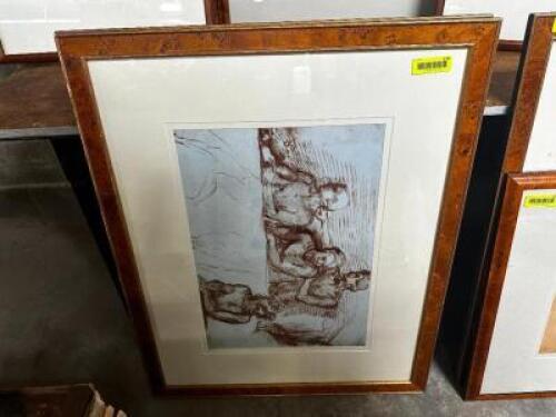 24" X 20" FRAMED PRINT