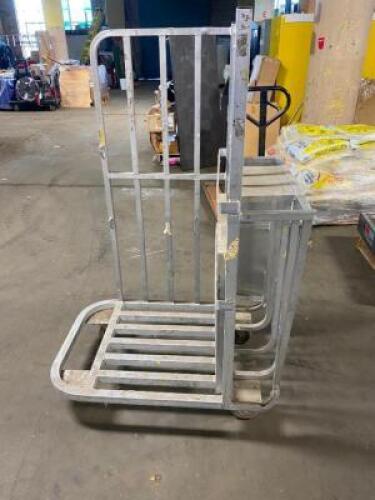 DESCRIPTION: (2) MOBILE CART INFORMATION: SILVER/MUST COME INTO INSPECT SIZE: 61-1/2"H X 27"W X 41"L QTY: 2