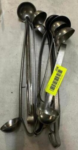 (6) ASSORTED STAINLESS LADLES