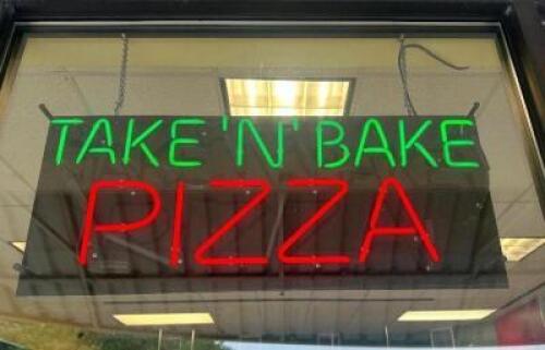 TAKE N BAKE NEON SIGN.