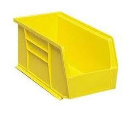 DESCRIPTION: (8) STORAGE BINS BRAND/MODEL: AKRO-MILLS #30886 INFORMATION: YELLOW RETAIL$: $45.96 TOTAL QTY: 8
