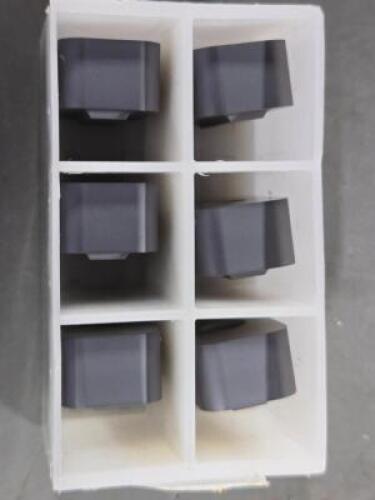 DESCRIPTION: (12) CARBIDE RAILROAD INSERTS BRAND/MODEL: KENNAMETAL KRR658680 RETAIL$: $487.50 QTY: 12