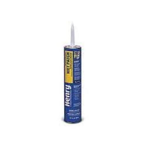 DESCRIPTION: (2) RUBBERIZED WET PATCH ROOF LEAK REPAIR BRAND/MODEL: HENRY SIZE: 10 FL OZ RETAIL$: $10.75 EA QTY: 2