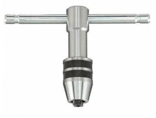 DESCRIPTION: (2) TAP WRENCH BRAND/MODEL: GENERAL/166 INFORMATION: T-SHAPE HANDLE/SLIDING HANDLE RETAIL$: 19.99 EACH SIZE: 1/2"FRACTIONAL TAP CAPACITY