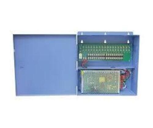 DESCRIPTION: (1) OUTPUT SWITCHING POWER SUPPLY BRAND/MODEL: MG ELECTRONICS SIZE: 18 CAMERA RETAIL$: $154.95 EA QTY: 1