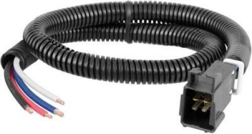 DESCRIPTION: (2) ELECTRIC TRAILER BRAKE CONTROLLER WIRING HARNESS BRAND/MODEL: CURT/51516 INFORMATION: BLACK/12-GAUGE WIRES RETAIL$: 13.34 EACH SIZE: