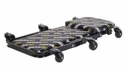 DESCRIPTION: (1) LOW PROFILE CREEPER BRAND/MODEL: OMEGA/91352 INFORMATION: LOAD CAPACITY: 450 LBS/BLACK/PADDED RETAIL$: 145.65 SIZE: 5-1/4" TO 18"H X