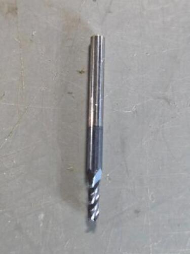 DESCRIPTION: (5) SOLID CARBIDE SQ END MILL BRAND/MODEL: ACCUPRO 62776240 SIZE: 3//32" DIA 1/8" SD RETAIL$: $184.38 QTY: 5