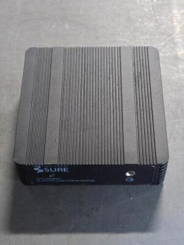 DESCRIPTION: (1) BLUETOOTH V4.0 AUDIO AUDIO RECIEVER BRAND/MODEL: SURE AA-AS41114 RETAIL$: $49.99 QTY: 1
