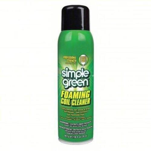 DESCRIPTION: (6) CONDENSER OR EVAPORATOR CLEANER BRAND/MODEL: SIMPLE GREEN #19ZN60 SIZE: 20 OZ RETAIL$: $11.73 EA QTY: 6