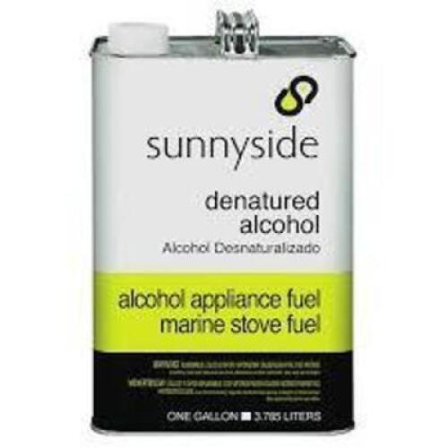 DESCRIPTION: (4) DENATURED ALCOHOL BRAND/MODEL: SUNNYSIDE SIZE: 1 GALLON RETAIL$: $24.99 EA QTY: 4