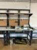 DESCRIPTION: WORKTABLE WITH ELECTRICAL HOOKUPS SIZE: 60"X30" LOCATION: BOTTOM FLOOR QTY: 1 - 2