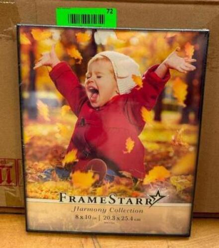 DESCRIPTION: 6CT BOX OF PICTURE FRAMES BRAND/MODEL: FRAMESTAR SIZE: 8"X10" LOCATION: MAIN FLOOR QTY: 1