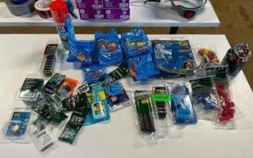 DESCRIPTION: ASSORTED HARDWARE AS SHOWN INFORMATION: SEE PHOTOS FOR MORE DETAIL LOCATION: BOTTOM FLOOR QTY: 1