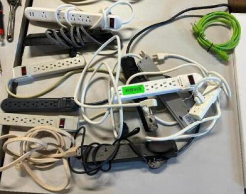 DESCRIPTION: ASSORTED SURGE CORDS LOCATION: BOTTOM FLOOR QTY: 1