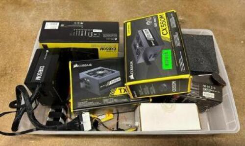 DESCRIPTION: ASSORTED POWER SUPPLIES AS SHOWN LOCATION: BOTTOM FLOOR QTY: 1